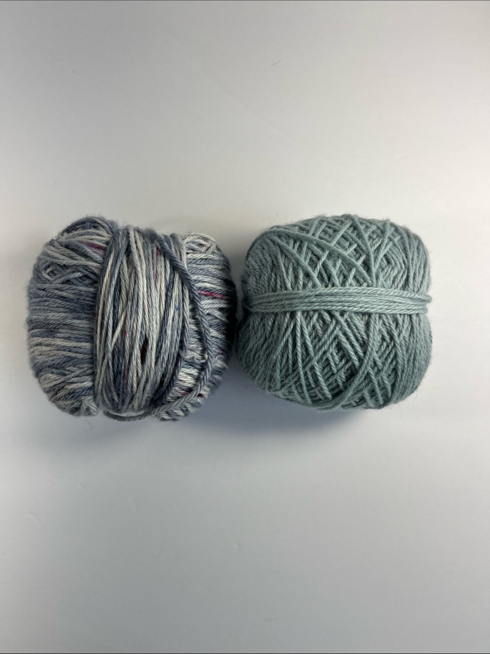 Malabrigo & Knit Picks Stroll Fingering Weight Yarn Skeins Lot of 2 - Blue Tonal